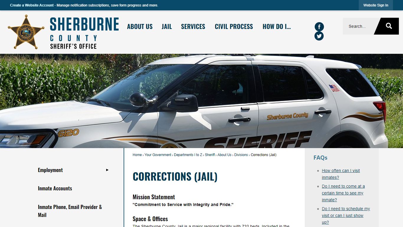 Corrections (Jail) | Sherburne County, MN